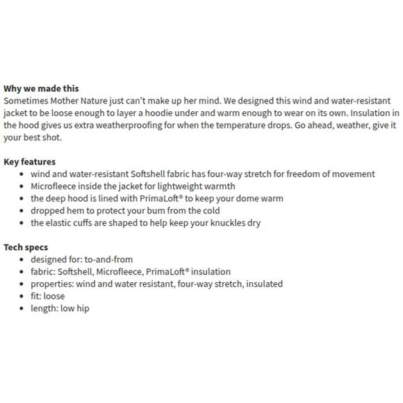 Lululemon Studio Softshell Wind Water-Resistant Jacket Black Size M - Picture 5 of 5